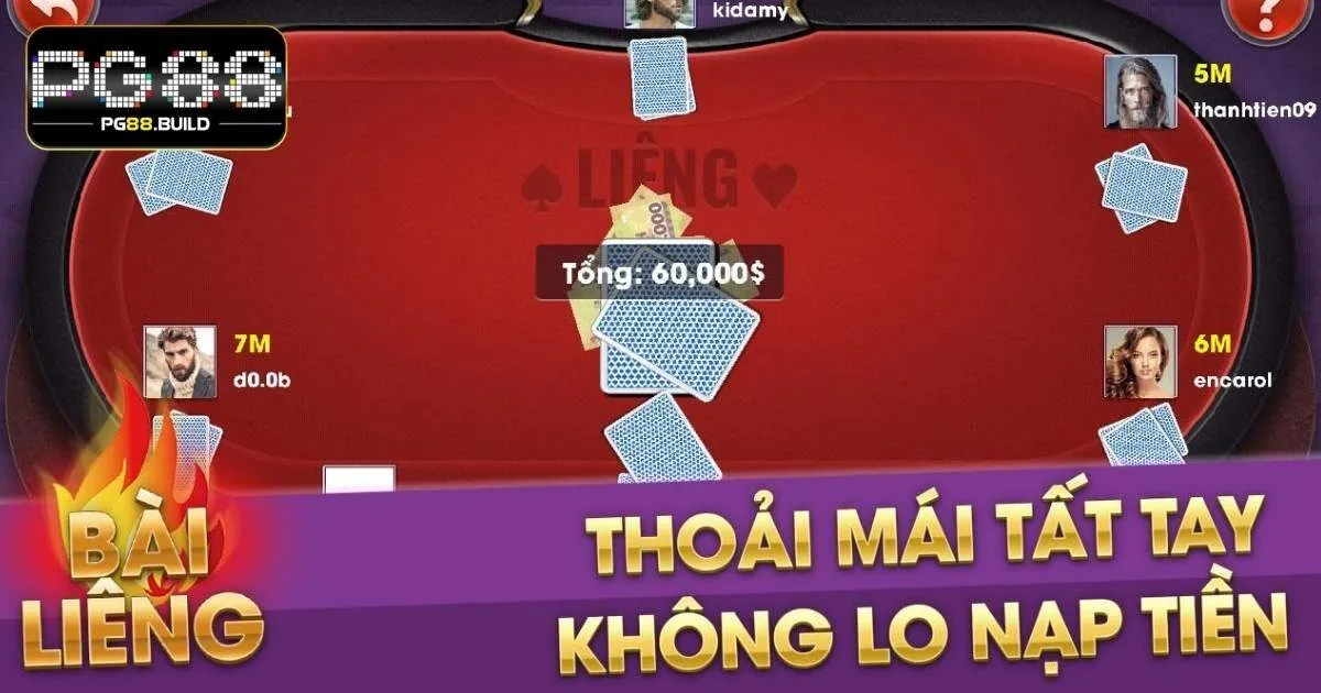 Mách nhỏ bạn luật chơi bài liêng PG88 chi tiết